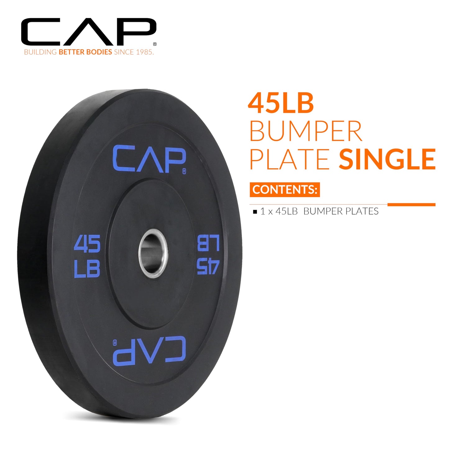 CAP Barbell Rubber Olympic Bumper Plate | Multiple Options/Colors 🍁 All In One Marketplace Canada
