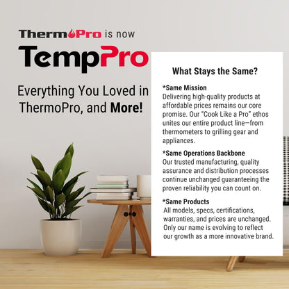 TempPro Waterproof Wireless Pool Thermometer Easy Read, Digital Pool Thermometer Floating for Swimming Pool, Hot Tub, Cold Plunge, Pond, Upgraded IPX8 Water Temperature Monitor (Previously ThermoPro) - Available at All In One Marketplace Canada