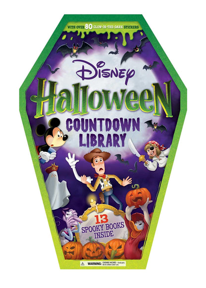 Disney: Halloween Countdown Library: with 13 Spooky Stories and 80 Glow-in-the-Dark Stickers