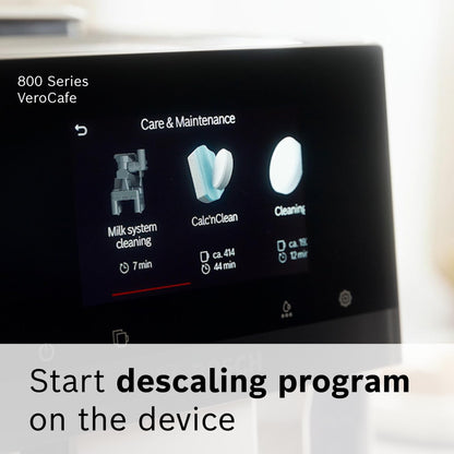 Original Bosch TCZ8002US Descaling Tablets, 3 Tablets Per Pack, 2-in-1 Eliminates Limescale and Protects Against Corrosion, For Bosch VeroCafe Fully Automatic Espresso Machines