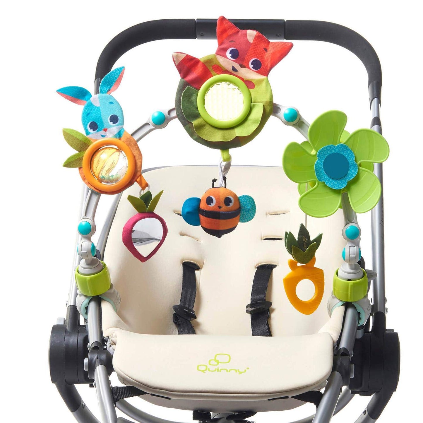 Tiny Love Sunny Stroll Arch, Baby Arch, Easy Universal Attachment, Baby Bouncer and Stroller Accessory, Games Bar- Meadow Days 🍁 All In One Marketplace Canada