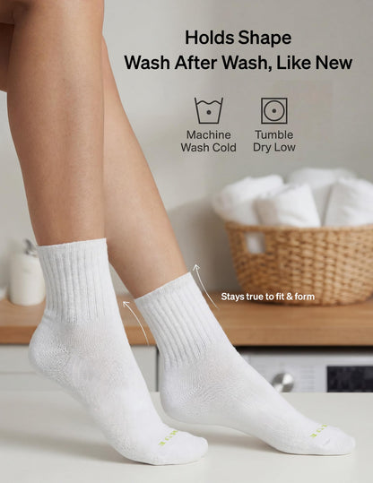 Hue Women's Mini Crew Sock 6 Pair Pack, Black - 6 Pair Pack, One Size 🍁 All In One Marketplace Canada
