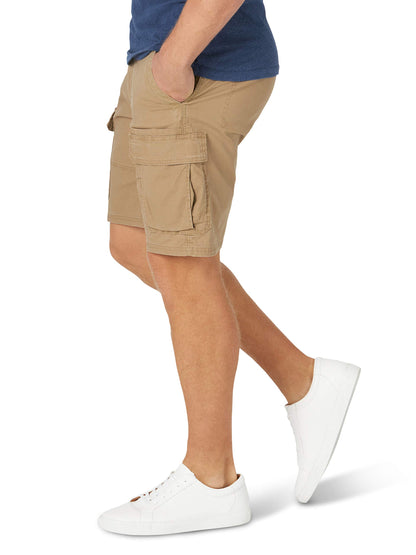 Wrangler Authentics Short cargo extensible classique pour homme, chêne pétrifié, 34