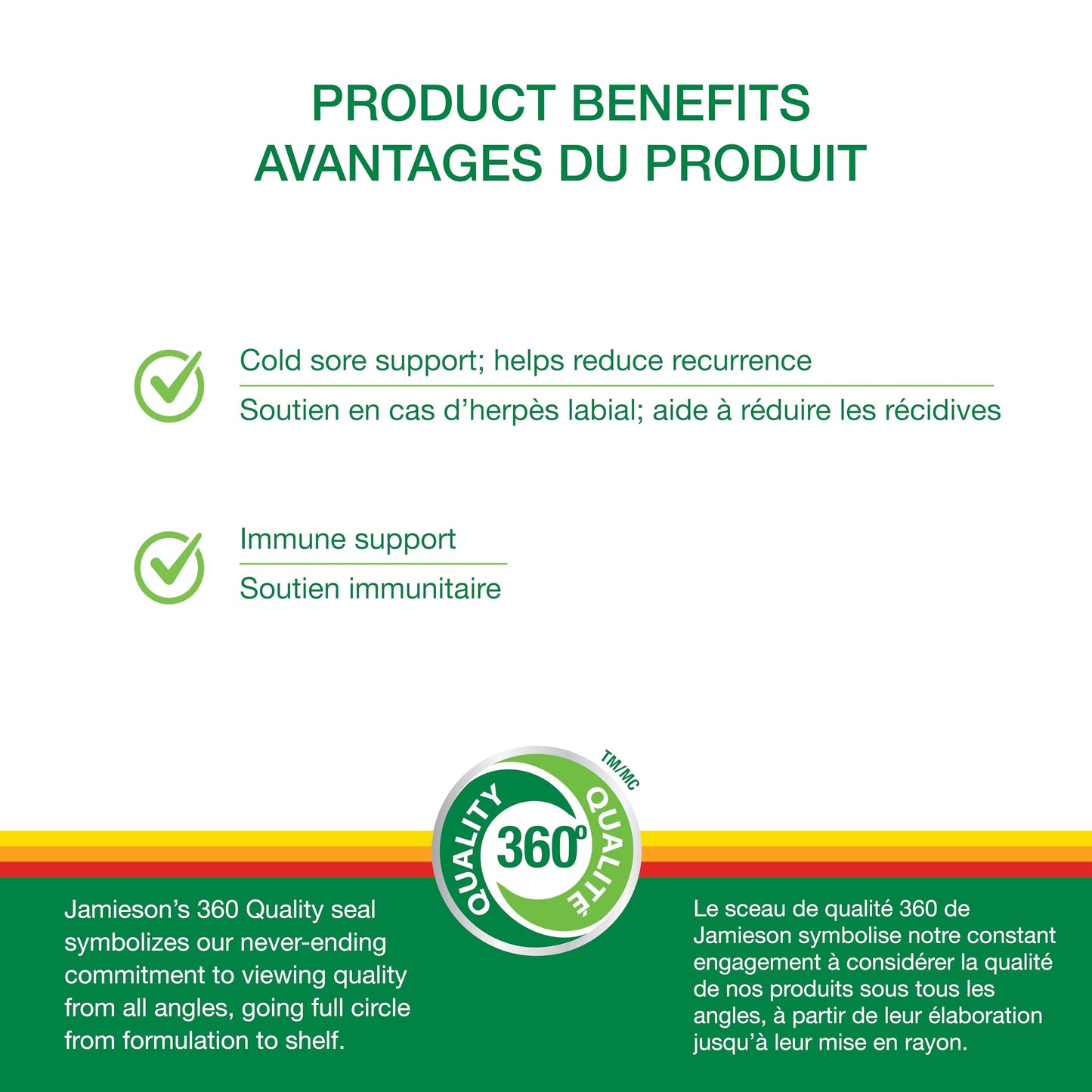Jamieson Lysine 1,000 mg, with Zinc and Vitamin C, Cold Sore Support, and Helps Immune Health. Essential Amino Acid, Non-GMO, Gluten-Free, 60 Vegetarian Caplets, Proudly Canadian - Available at All In One Marketplace Canada