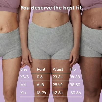Frida mom Disposable Postpartum Underwear (Without pad) | Super Soft, Stretchy, Breathable, Wicking, Latex-Free, Boyshort Cut | 8-Count - Available at All In One Marketplace Canada