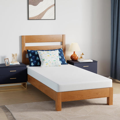 FDW Twin Mattress,5 Inch Gel Memory Foam Mattress, Medium Firm for Cool Sleep Pressure Relief, CertiPUR-US Certified/Bed-in-a-Box/Pressure Relieving