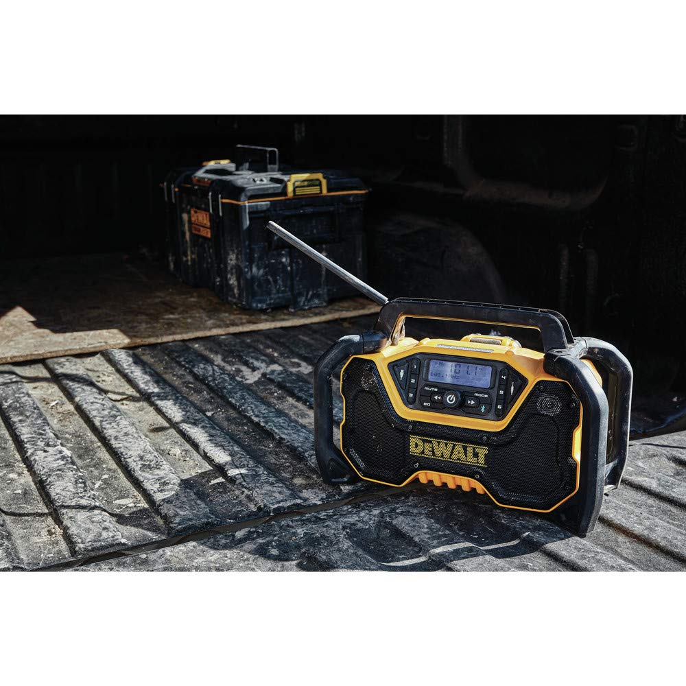 DEWALT 12V/20V MAX* Portable Radio, Bluetooth, Cordless, Jobsite, Tool Only (DCR028B) DEWALT