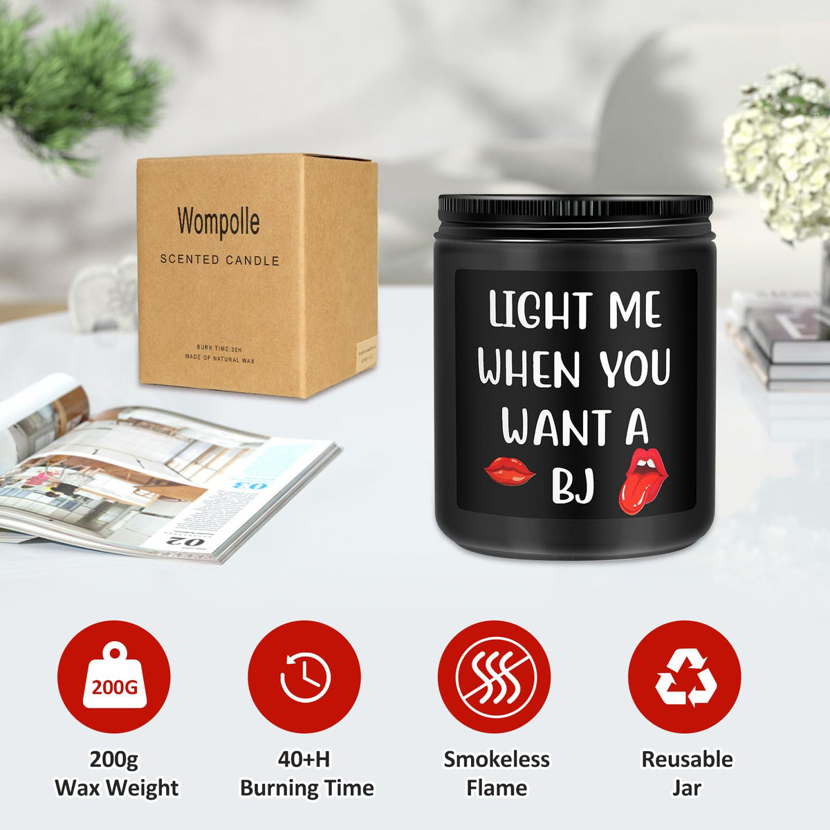 Birthday Gifts for Men- Funny Christmas Valentines Day Gifts for Him Candle 🍁 All In One Marketplace Canada