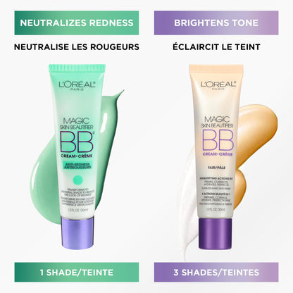 L’Oréal Paris Skin Beautifier Magic BB Cream, 4-in-1 Ultra-Light Lotion, Light, 30 mL