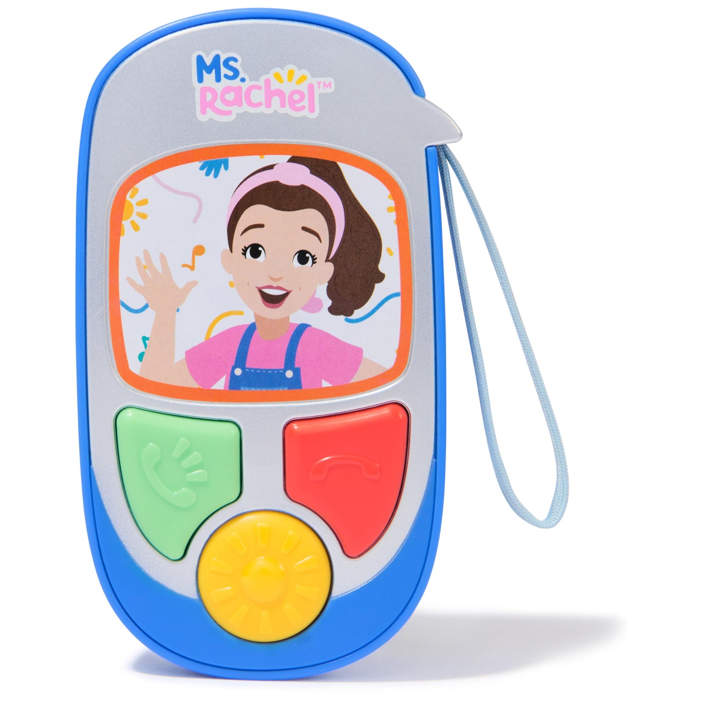 Ms. Rachel Official Electronic Talk with Me Learning Phone with Conversational Phrases, Educational Toys & Toddler Toys for Girls & Boys Ages 1-3+ Ms. Rachel