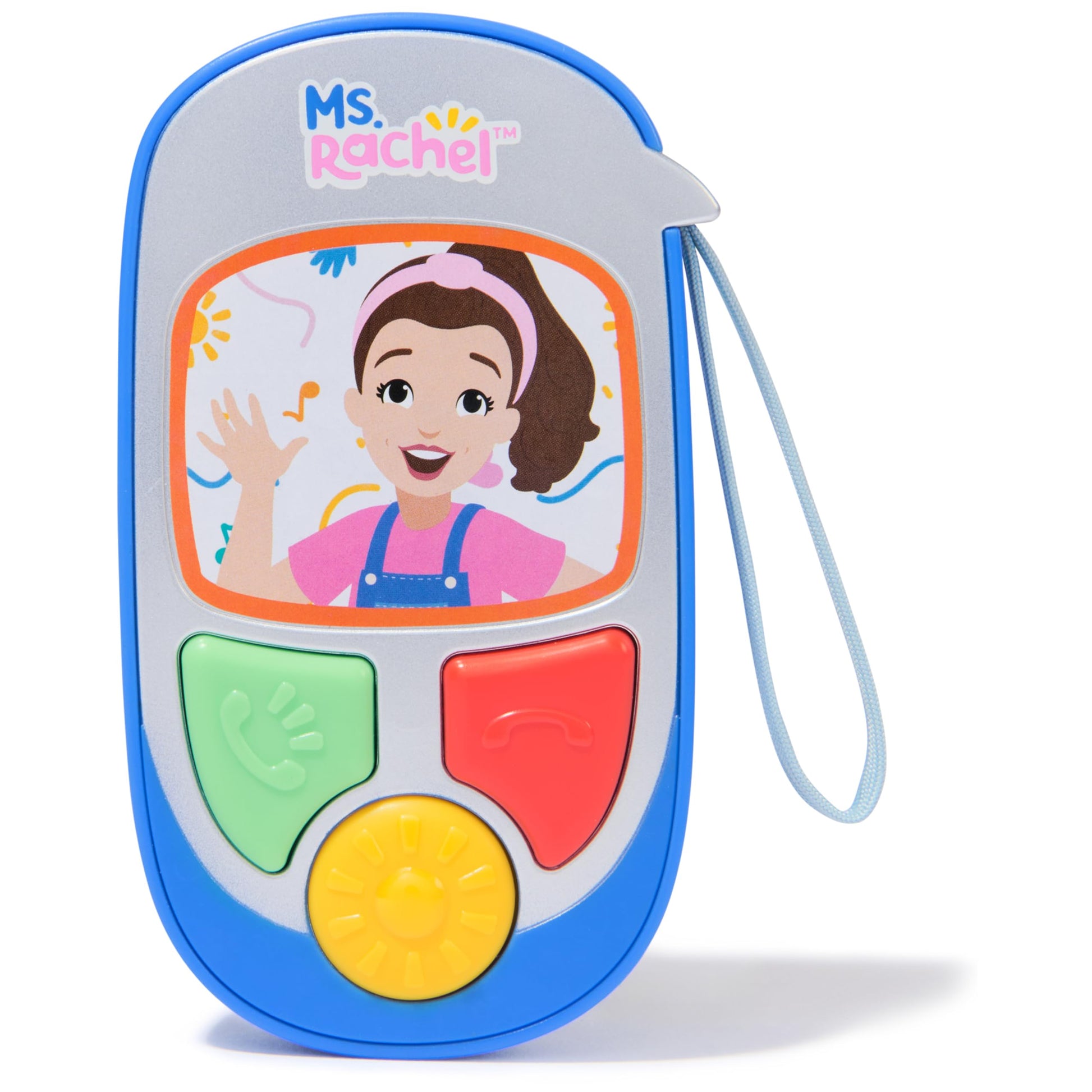 Ms. Rachel Official Electronic Talk with Me Learning Phone with Conversational Phrases, Educational Toys & Toddler Toys for Girls & Boys Ages 1-3+ Ms. Rachel