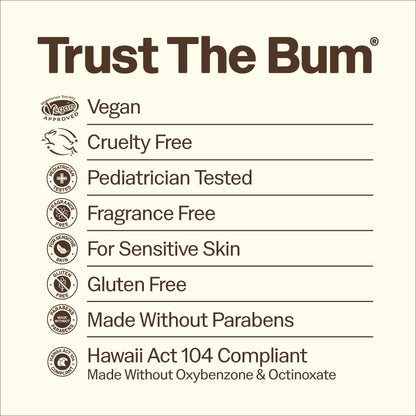 Sun Bum Baby Bum Spf 50 Sunscreen Face Stick | Mineral Uva/uvb Face and Body Protection for Sensitive Skin | Fragrance Free | Travel size | 13g