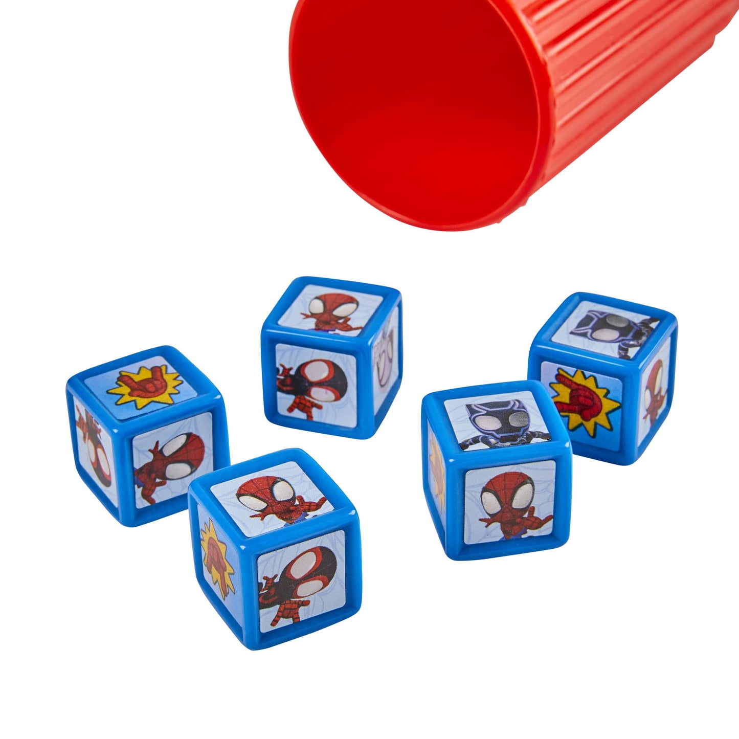 Hasbro Yahtzee Jr.: Marvel Spidey and His Amazing Friends Edition Board Game for Kids Ages 4 and Up, Counting and Matching Game for Preschoolers, English Hasbro Gaming