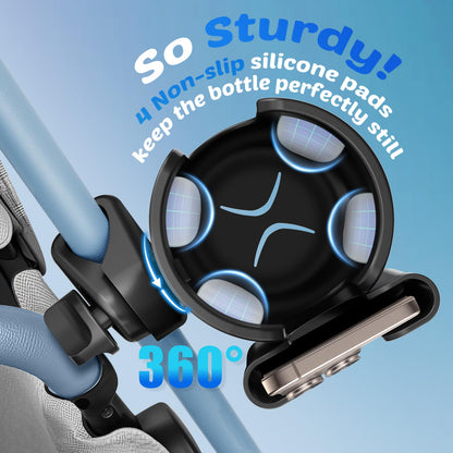 2 Packs Stroller Cup Holder with Phone Holder, Cup Holder for Walker Bike 🍁 All In One Marketplace Canada