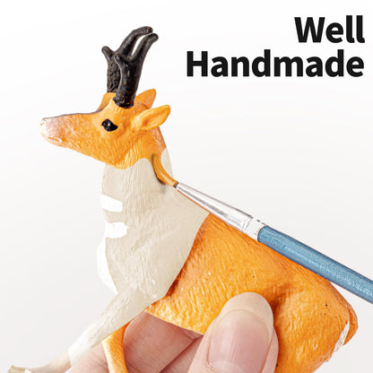 12PCS Large North American Animal Figurines, Realistic Safari Woodland Jungle Animals Figures Toys Includes Crocodile,Wolf,Bear,Deer Cake Toppers Birthday Gift Party Favors Toys for Toddlers 🍁 All In One Marketplace Canada