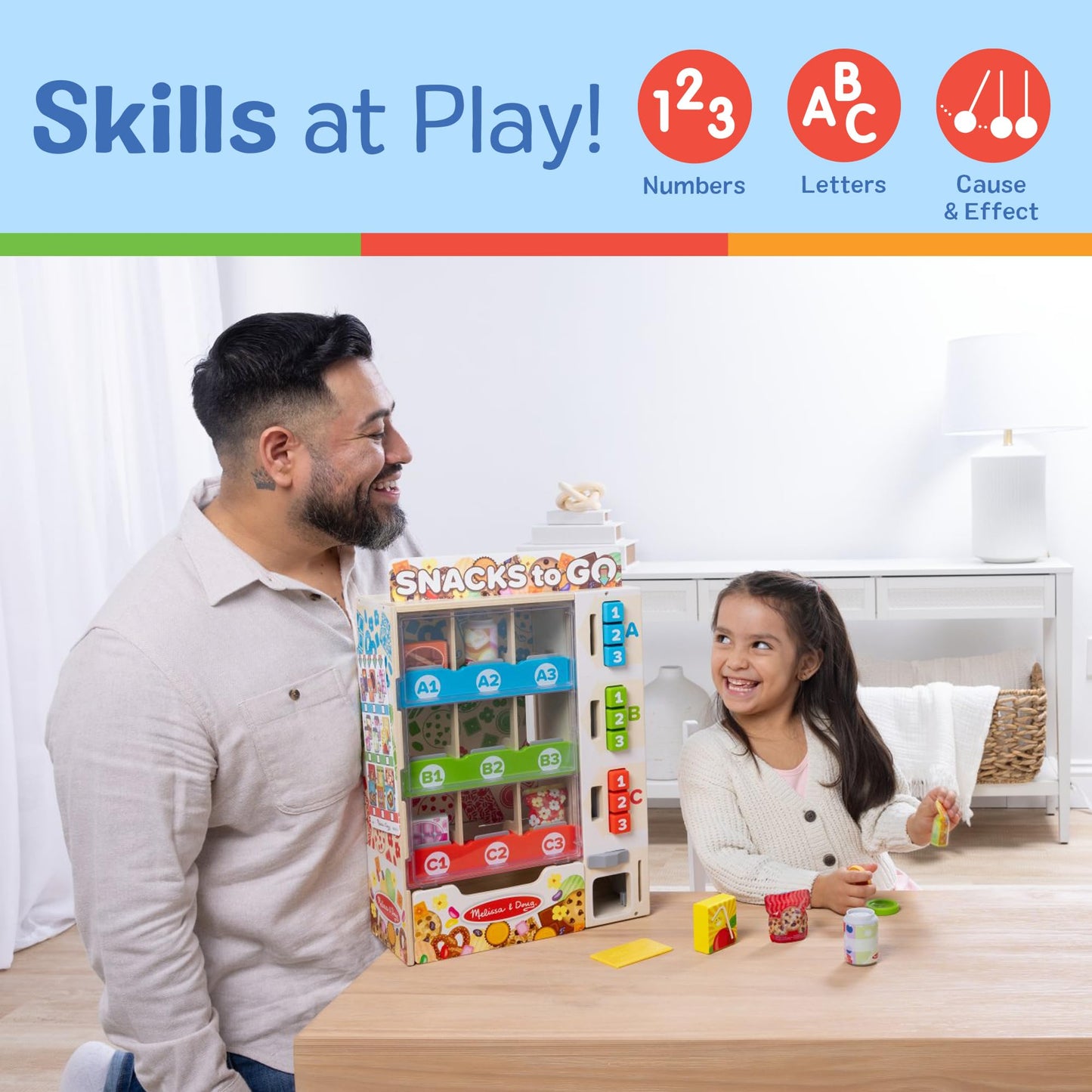 Melissa & Doug Wooden Vending Machine Play Set Melissa & Doug