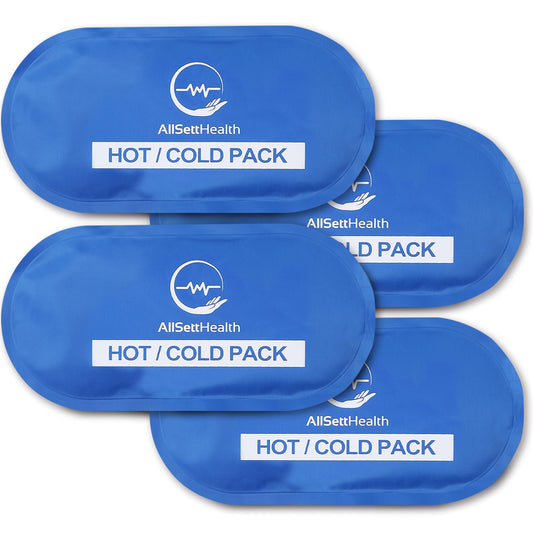 Reusable Cold Gel Ice Packs for Injuries | 4 Pack Cold Compress Gel Ice Pack for Knee, Neck, Hip, Shoulder & Back Pain - Available at All In One Marketplace Canada