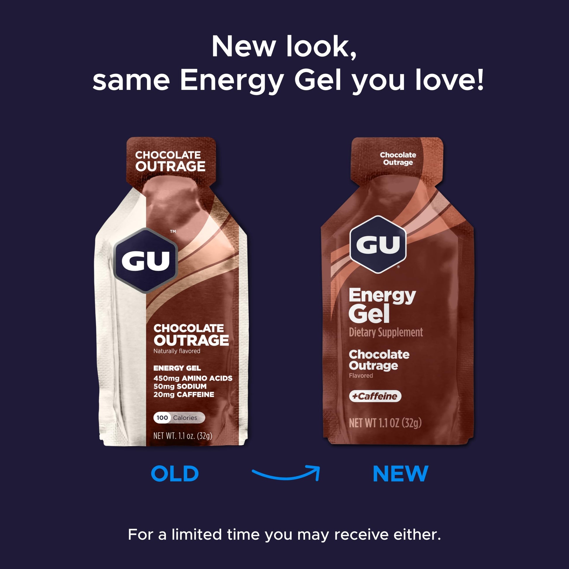 GU ENERGY Original Sports Nutrition Energy Gel, Salted Caramel, 24-Count
