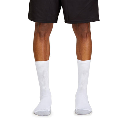 Fruit of the Loom Men's Dual Defense Crew Socks (12 Pack), White, Medium (6 - 12) 🍁 All In One Marketplace Canada