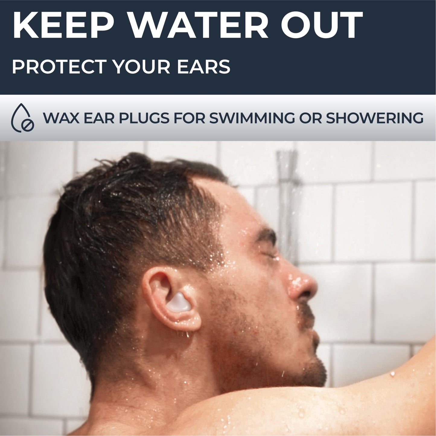 PQ Wax Ear Plugs for Sleep - 15 Silicone Wax Earplugs for Sleeping and Swimming, Gel Ear Plugs for Noise Cancelling & Ear Protection, Sleeping Earplugs with Sound Blocking Level of 32 Db (15 Pillows) - Available at All In One Marketplace Canada