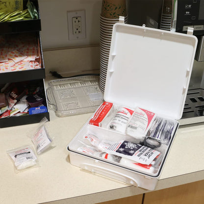 First Aid Central AZ-CSA2SD CSA Deluxe Type 2 25-Person Emergency First Aid Kit For Offices, Worksites, and Construction, 117 Pieces