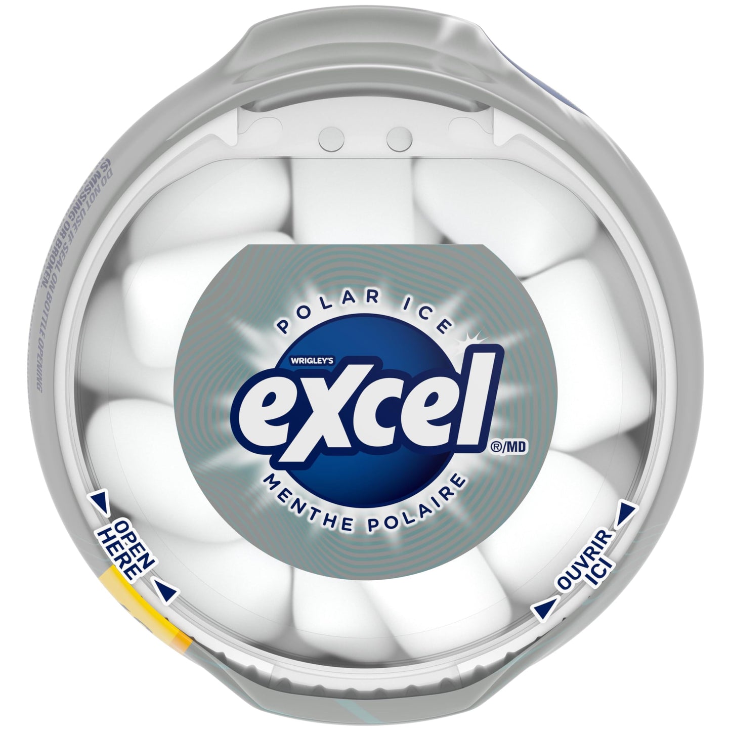 EXCEL, Polar Ice Flavoured Sugar Free Chewing Gum, 60 Pieces, 6 Bottles - Available at All In One Marketplace Canada