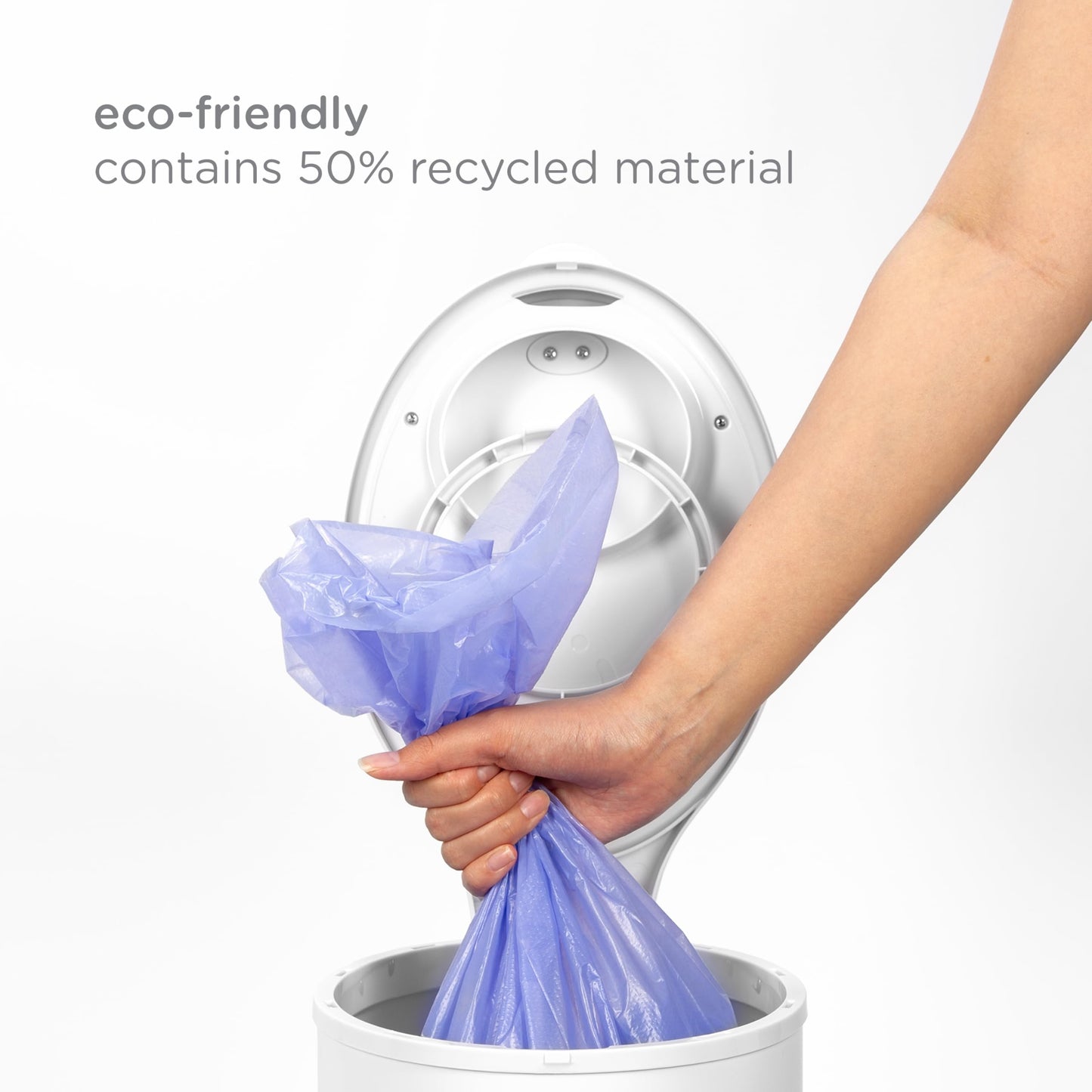 Ubbi Diaper Pail Plastic Bags, Disposable Baby Waste Bags, 3 Pack, 75 Count, 13-Gallon Bags 🍁 All In One Marketplace Canada