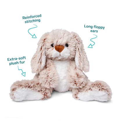 Melissa & Doug Burrow Bunny Stuffed Animal Plushie with Big Feet, Floppy Ears & Fluffy Tail, Adorable Pretend Play Toddler Toys for Girls & Boys 3+ Melissa & Doug