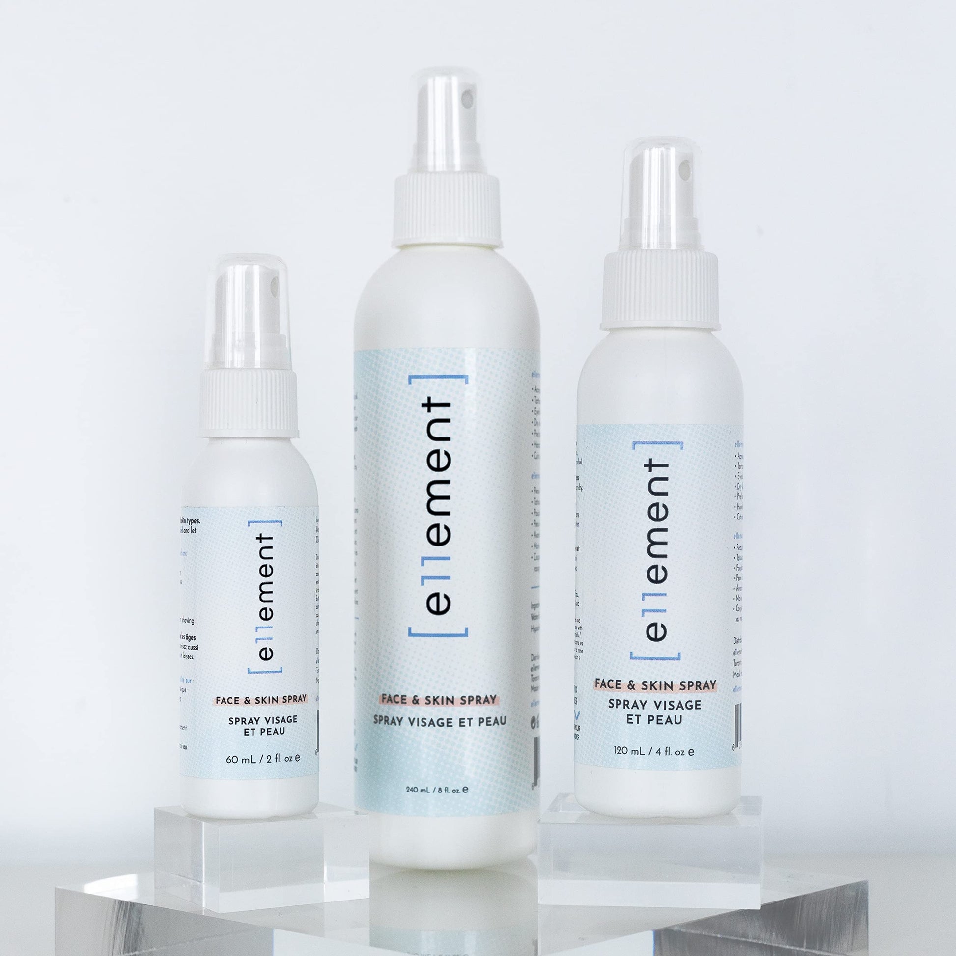 e11ement - Hypochlorous Acid All Natural Face and Skin Spray - Safe for All Skin Types - Acne Prone Skin - Dry Face, Skin, Scalp - Piercings & Tattoos Aftercare - Natural Saline Toner - Eye Lash Cleanser - Facial Cleanser - Soothes and Repairs Skin (Featu