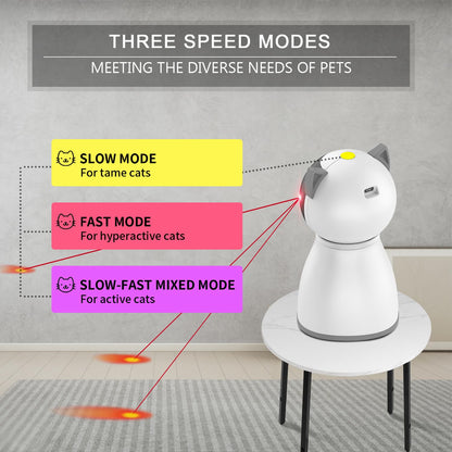 YVE LIFE Cat Toys,The 4th Generation Real Random Trajectory,Motion Activated Rechargeable Automatic Cat Laser Toy,Interactive Cat Toys for Indoor Cats/Kittens/Dogs - Available at All In One Marketplace Canada