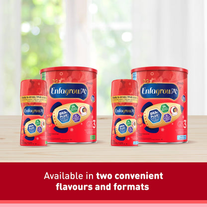 Enfagrow A+ Toddler & Child Nutritional Drink with DHA, 26 Essential Nutrients, Ages 1-5, Vanilla, 907g Powder