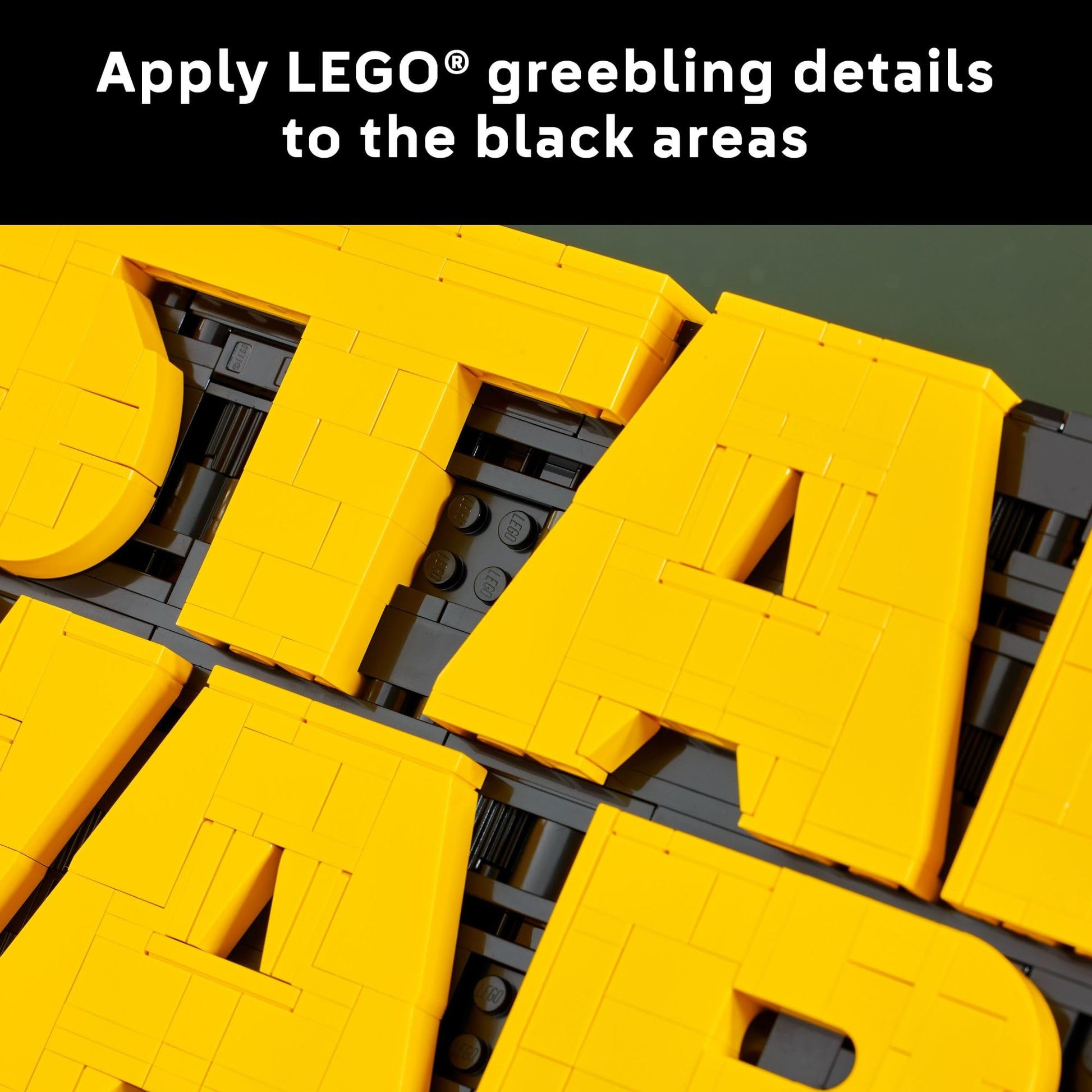 LEGO Star Wars Brick-Built Star Wars Logo - Building Blocks for Adults 18+ - Star Wars Gift Idea for Birthdays - Collectible DIY Model Kit - Home Decor Idea for Fans of The Movie Series - 75407 LEGO