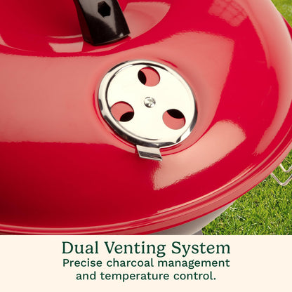 Cuisinart Outdoor Portable Charcoal Grill, 14", Red (CCG-190RBC) 🍁 All In One Marketplace Canada