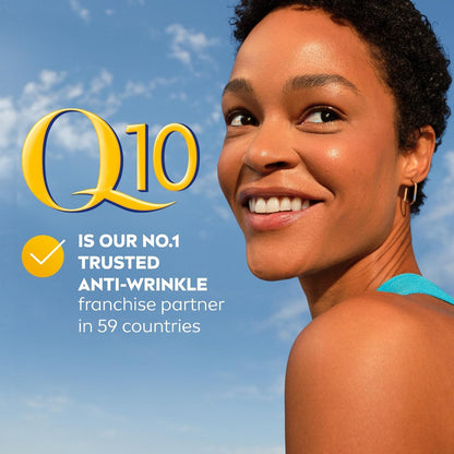NIVEA Q10 Energy Anti-Wrinkle Day Face Cream, Anti Wrinkle Firming Cream with Q10, Vitamin C and E, Face Moisturizer for Tired Looking Skin, Visibly Reduces the Look of Wrinkles, 50mL NIVEA