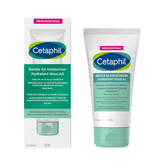 Cetaphil Gentle Clear Acne Moisturizer With Salicylic Acid | Hydrating Face Moisturizer Treats Sensitive Acne Prone Skin | Fragrance-Free | Non-Comedogenic | Dermatologist Recommended - Available at All In One Marketplace Canada
