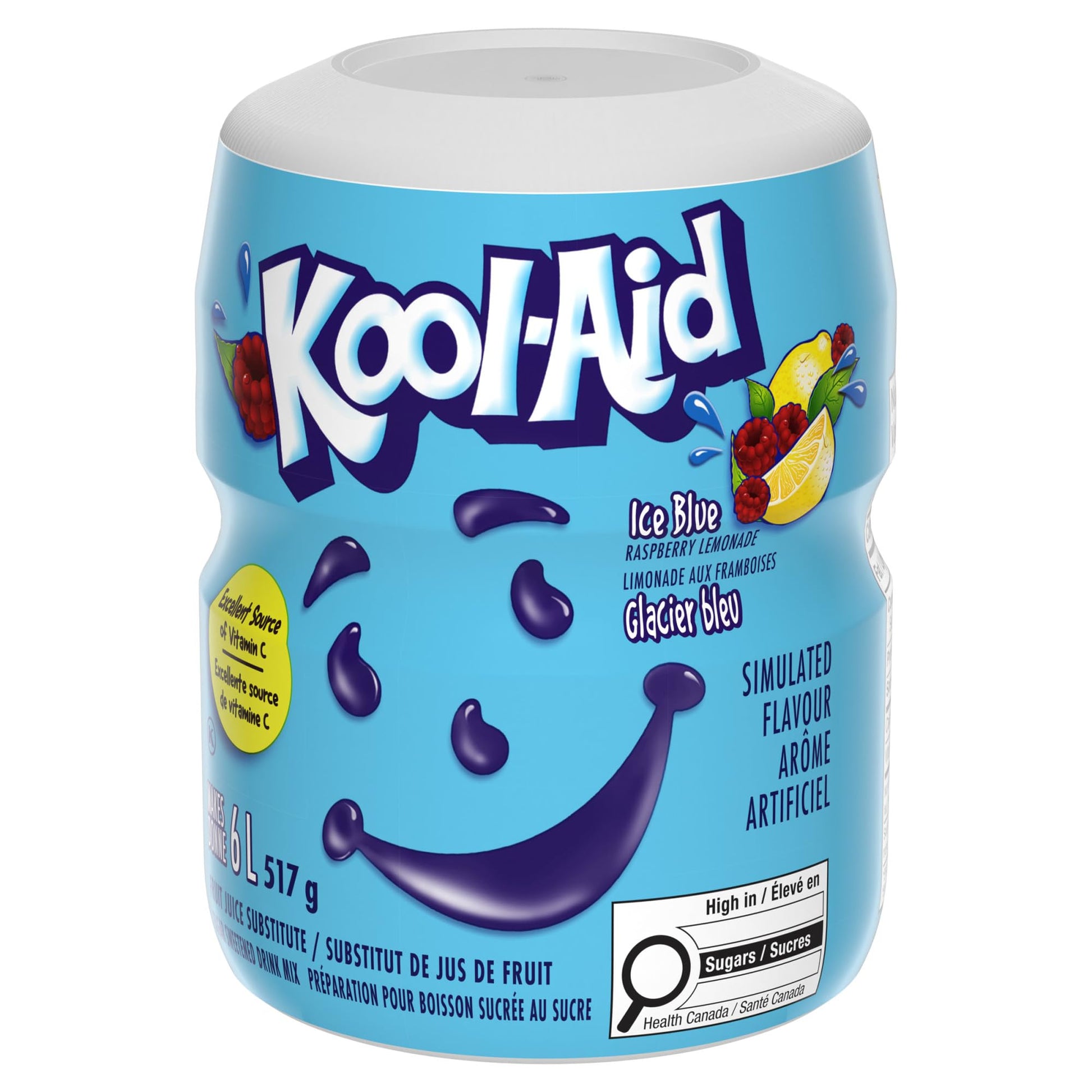 Kool-Aid Ice Blue Raspberry Lemonade Drink Mix (Pack of 12) Kool-Aid