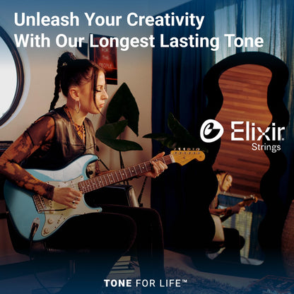 Elixir Electric Guitar Strings with Nanoweb Coating - Light 10-46