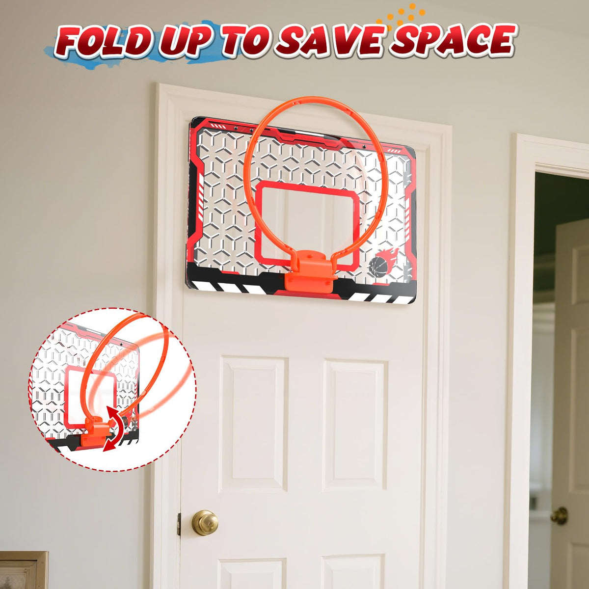EagleStone Mini Indoor Basketball Hoop for Door & Wall with Foldable Rim 🍁 All In One Marketplace Canada