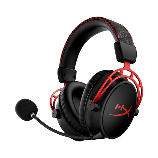 HyperX Cloud Alpha Sans Fil - Casque Gaming pour PC, autonomie de 300 heures, DTS Headphone:X Spatial Audio, Mousse à mémoire de forme, Transducteurs à double chambre, Micro anti-bruit, Cadre en aluminium durable, Rouge 🍁 All In One Marketplace Canada