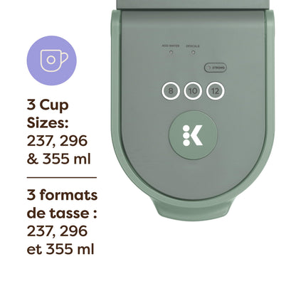 Keurig K-Mini Go Single Serve K-Cup Pod Coffee Maker, Sage - Available at All In One Marketplace Canada