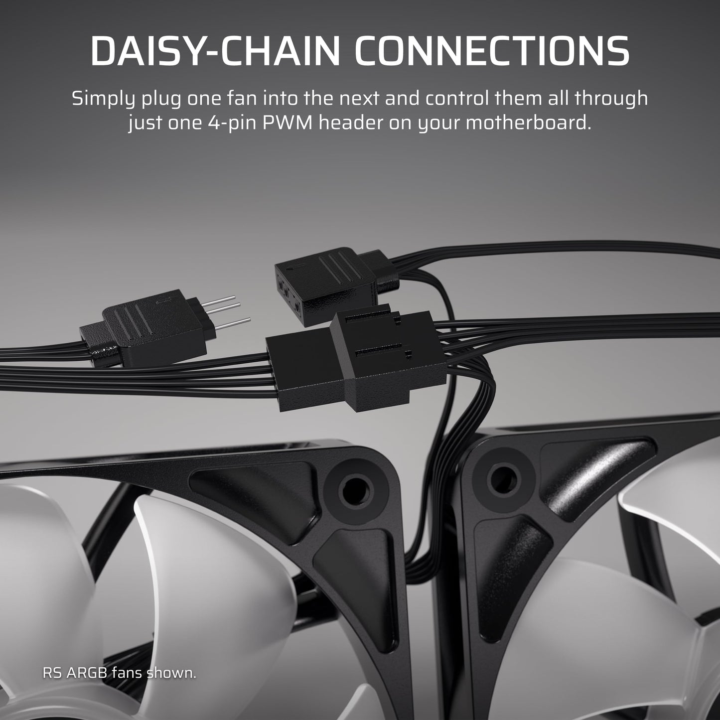 CORSAIR RS120 120mm PWM Fans – Daisy-Chain Connection – Low-Noise – Magnetic Dome Bearing – Triple Pack – Black 🍁 All In One Marketplace Canada