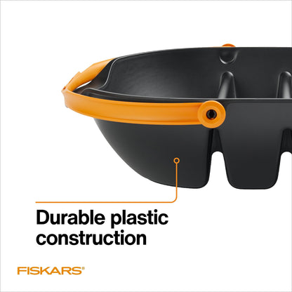 Fiskars Harvest Basket, Container for Gardening and Harvesting, Garden Tool with Ergonomic Handles and Collander Fiskars