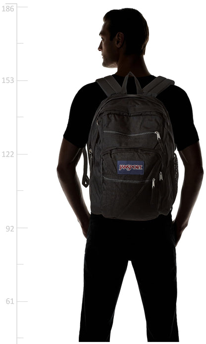 JanSport Laptop Backpack - Computer Bag with 2 Compartments, Ergonomic Shoulder Straps, 38.1 cm Laptop Sleeve, Haul Handle - Black