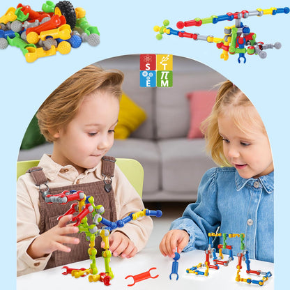170 Pcs STEM Building Blocks Toys for Kids Ages 4-8, Birthday Gifts Boys 🍁 All In One Marketplace Canada