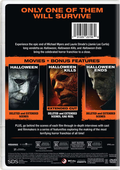 Trilogie Halloween (Halloween / Halloween Kills / Halloween Ends) [DVD]