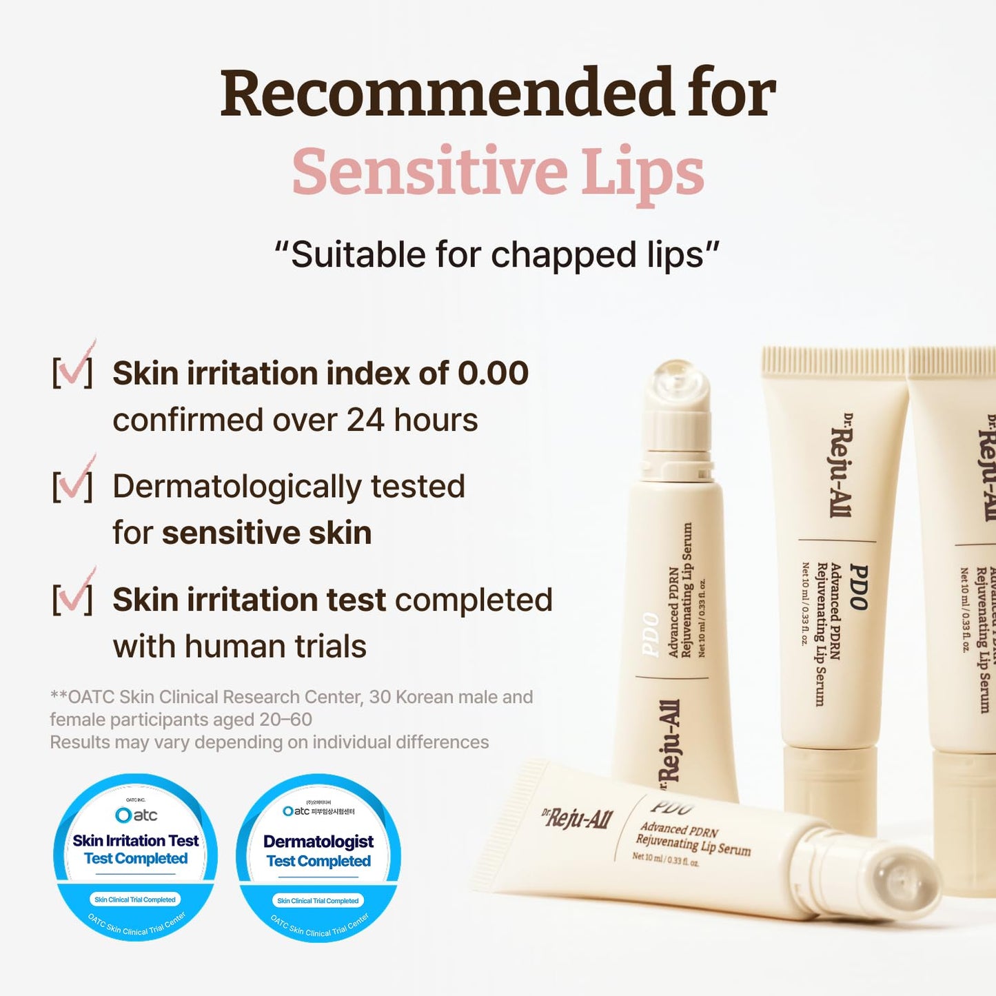 Dr. Reju-All Advanced PDRN Rejuvenating Lip Serum - Hydrating Lip Balm with Lipozip PDRN for Glowy, Dewy Lips - Gentle Exfoliating & Smoothing Lip Moisturizer - Hibiscus & Lactic Acid - 10ml - Available at All In One Marketplace Canada
