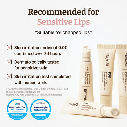 Dr. Reju-All Advanced PDRN Rejuvenating Lip Serum - Hydrating Lip Balm with Lipozip PDRN for Glowy, Dewy Lips - Gentle Exfoliating & Smoothing Lip Moisturizer - Hibiscus & Lactic Acid - 10ml - Available at All In One Marketplace Canada