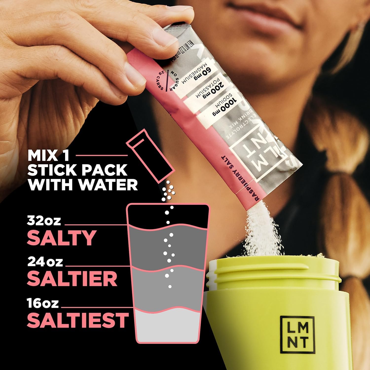 LMNT Keto Electrolyte Powder Packets | Paleo Hydration Powder | No Sugar, No Artificial Ingredients | Raspberry Salt | 30 Stick Packs