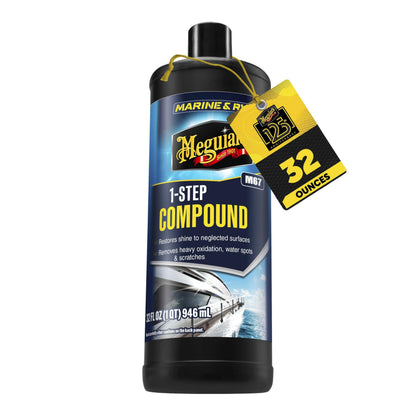 Meguiar's M6732 Marine/RV One Step Compound - 32 oz.