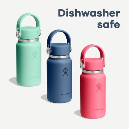 Hydro Flask Micro Bottle - Leak Proof Purse or Pocket Flask - Insulated Mini Water Bottle 6.7 Oz Black 🍁 All In One Marketplace Canada